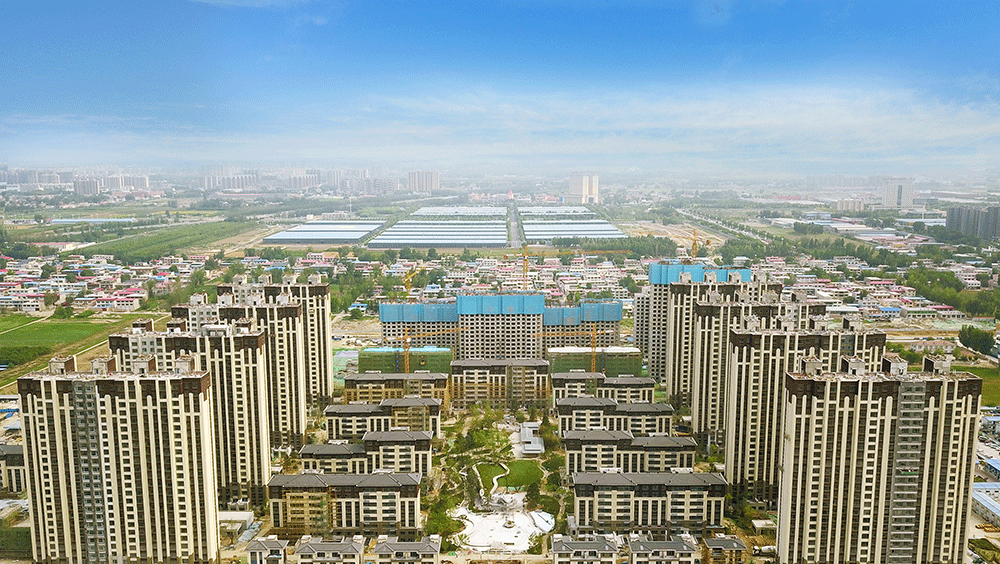 河北省120万平方米超低能耗建筑示范区——高碑店列车新城